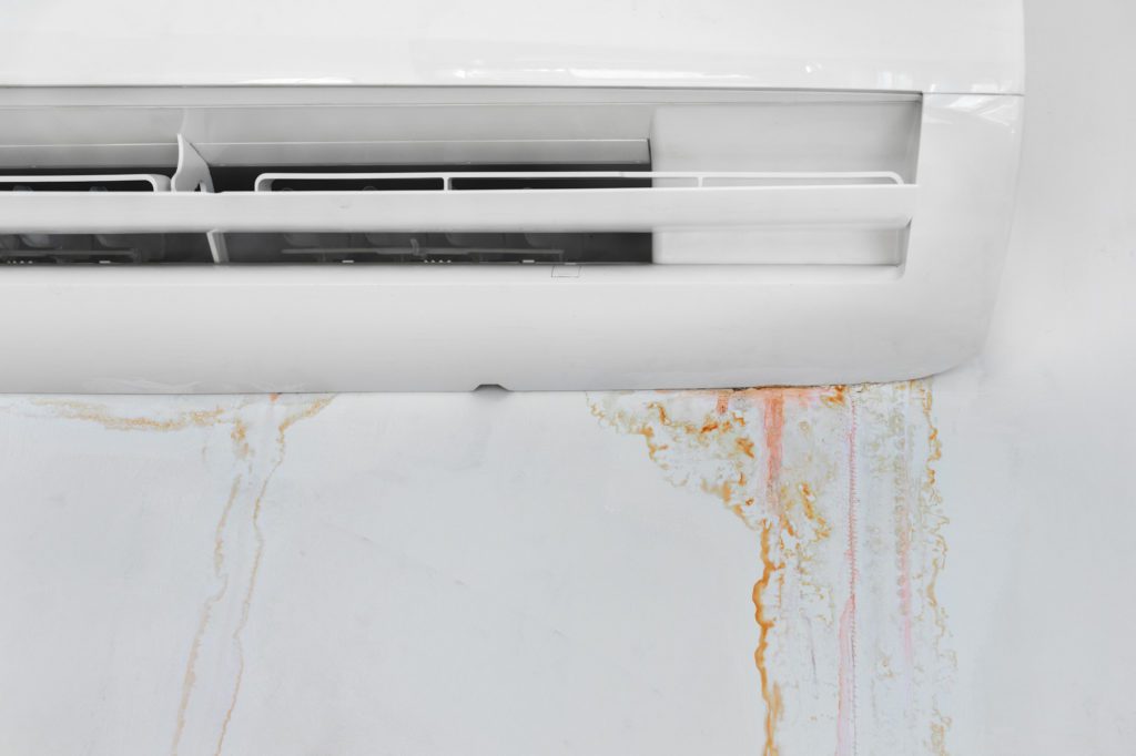air conditioner leaking water inside